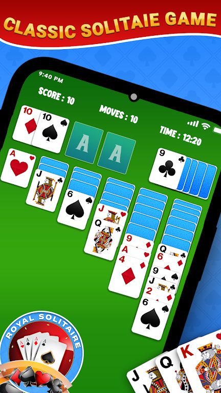 Royal Solitaire Card Game Скриншот 0