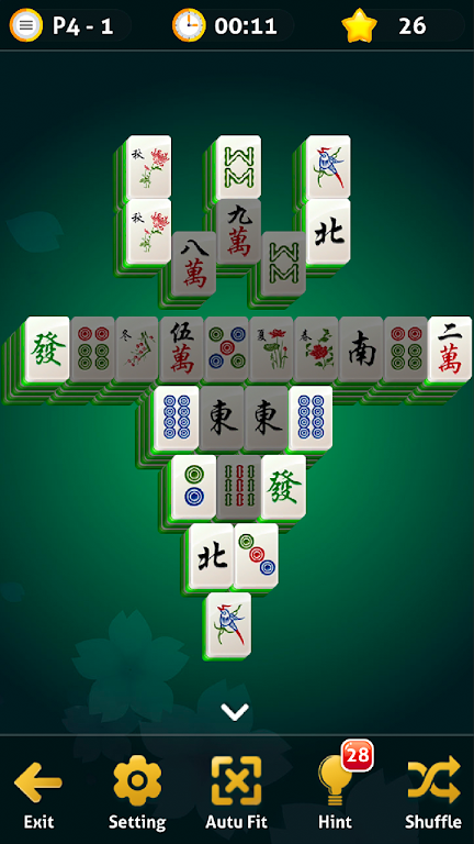 Mahjong Solitaire - Oriental Journey Capture d'écran 0