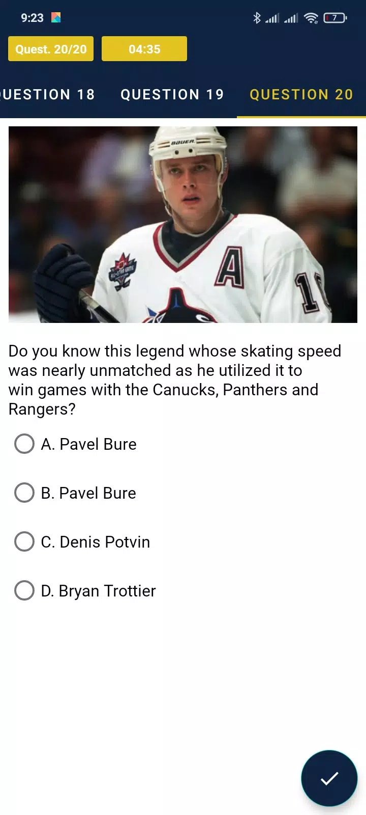 Trivia Game For NHL Addict! Screenshot 2