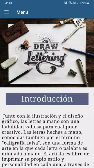 Cómo hacer escritura lettering Captura de pantalla 1