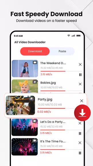 Video Downloader App - Mesh Capture d'écran 2