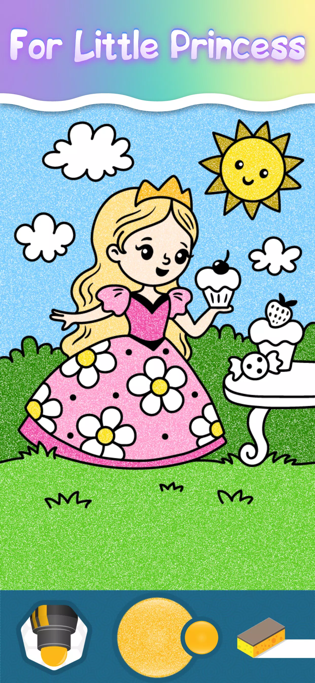 Drawing Princess Coloring Game স্ক্রিনশট 0