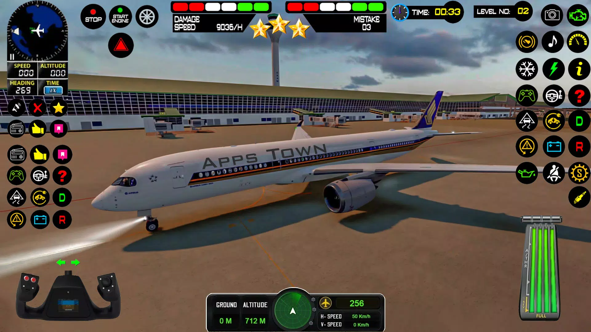 Flight Simulator Pilot Game 3D スクリーンショット 2