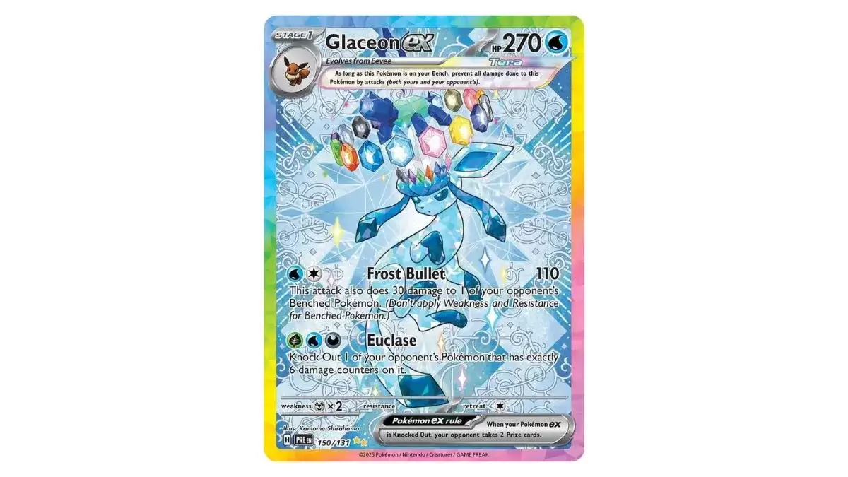 Glaceon Ex Prismatic Evolutions