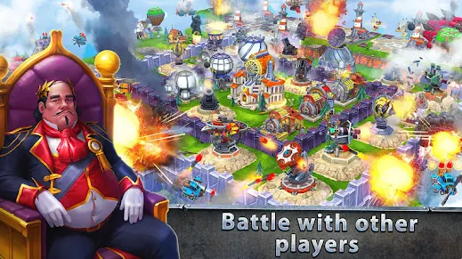 Sky Clash Lords of Clans 3D Schermafbeelding 1