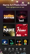 Name Art Photo Editor 3D Text Schermafbeelding 2