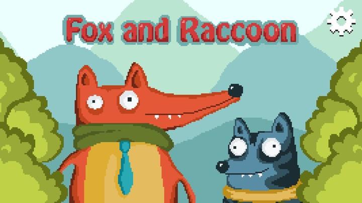 Fox and Raccoon Schermafbeelding 0