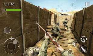 D-Day World War 2 Army Games 스크린샷 1