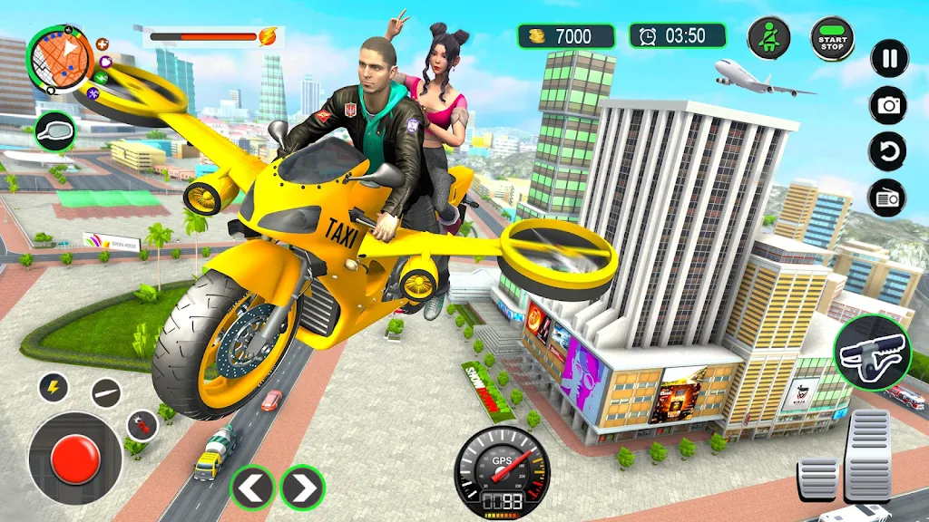 Flying Bike Driving Simulator應用截圖第3張