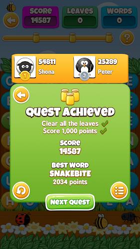 WordBuzz: The Honey Quest Ảnh chụp màn hình 3