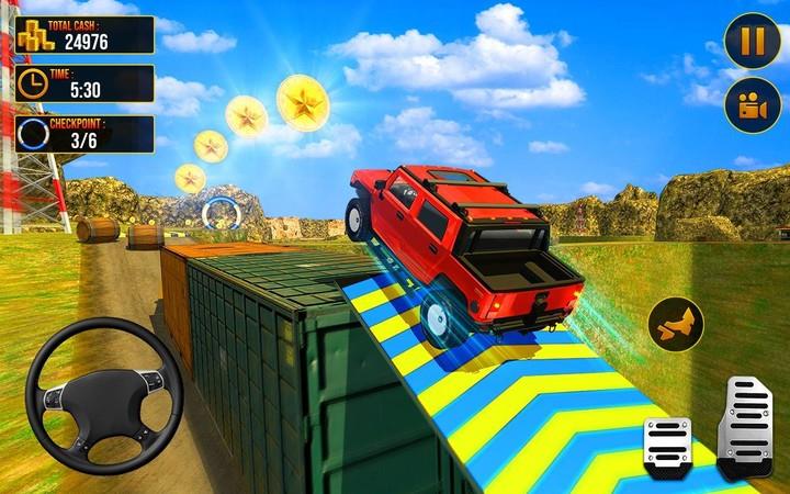 Uphill Jeep Driving Simulator Schermafbeelding 0