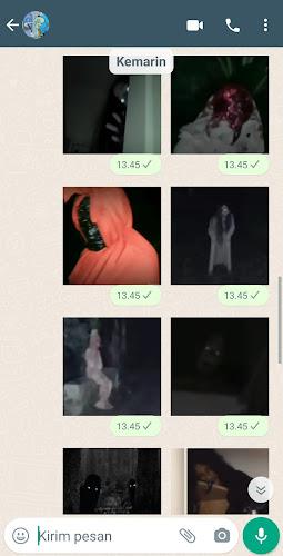 Pocong Kuntilanak WA Stickers Tangkapan skrin 2