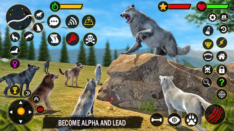 The Wolf Simulator: Wild Game应用截图第0张