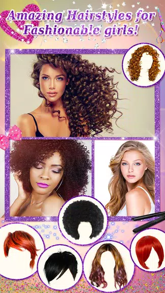 改變髮型美容應用程序：Hair Styler Pro應用截圖第0張