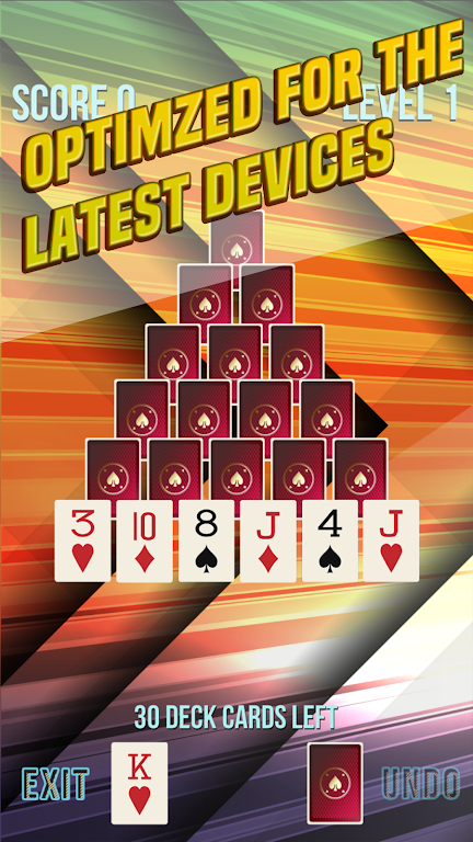 Pyramid Solitaire Supreme ภาพหน้าจอ 0