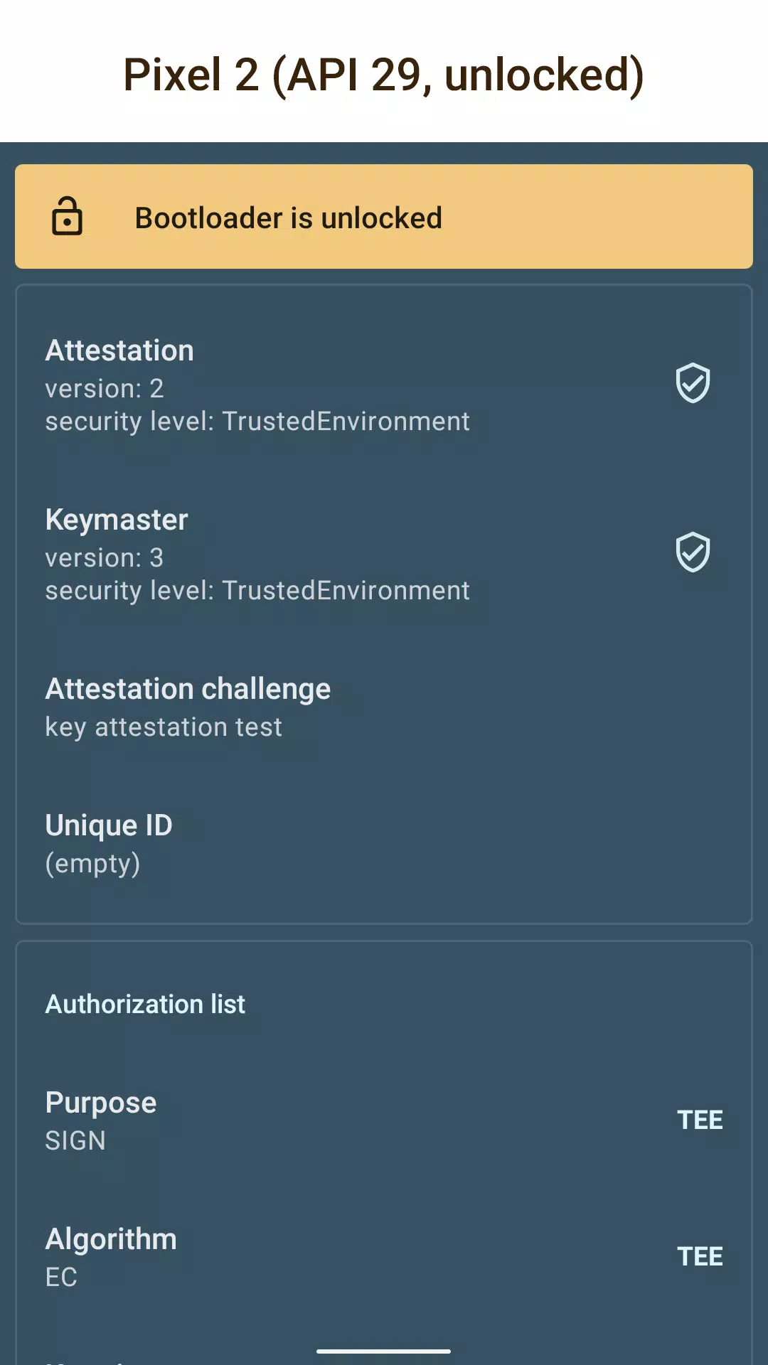 Key Attestation Demo Ekran Görüntüsü 1