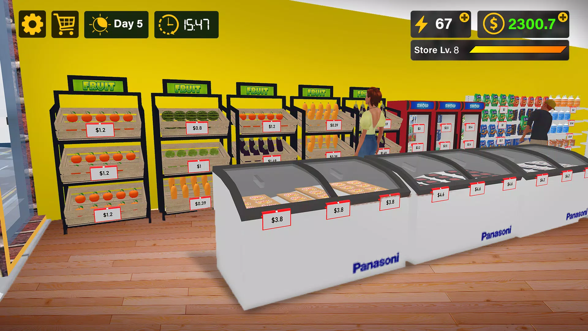 Supermarket 3D Simulation Game Captura de pantalla 1