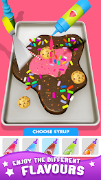 Ice Cream Roll: Dessert Games Tangkapan skrin 1