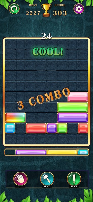 Block Puzzle Jewel Drop Blast Schermafbeelding 2