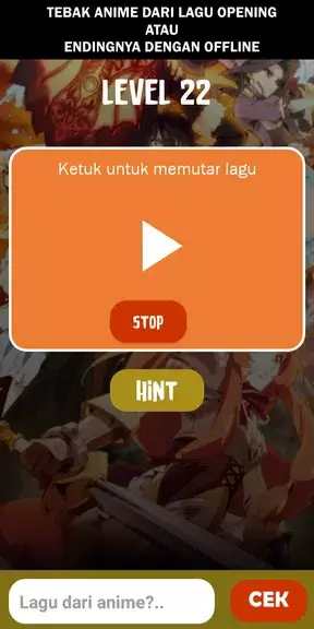 Wibu Elite: Tebak Lagu, Anime, dan Karakternya Schermafbeelding 0