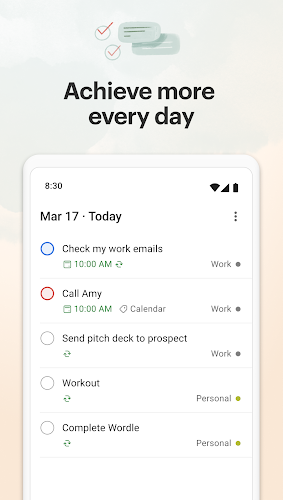 Todoist : to do list et agenda Capture d'écran 1