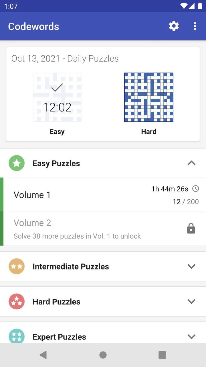 Codeword Puzzles (Crosswords) স্ক্রিনশট 2