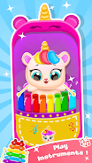 Unicorn Princess Toy Phone Captura de tela 0