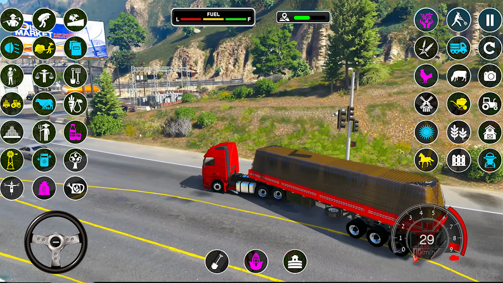 Real Cargo Truck Driving Games スクリーンショット 3