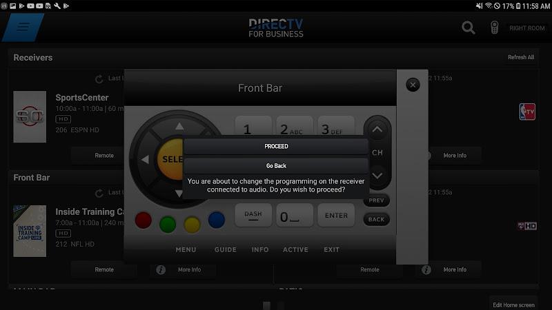 DIRECTV FOR BUSINESS Remote スクリーンショット 3