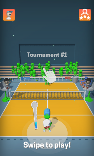 lawn tennis games - 3D offline Captura de pantalla 3