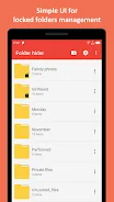 Lock my Folder - Folder hider Скриншот 0