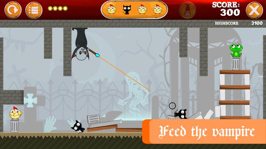 Mr Vampire - Physics Puzzle Zrzut ekranu 1