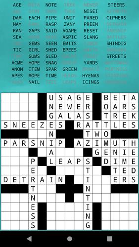 Drag-n-Drop Crossword Fill-Ins Tangkapan skrin 3