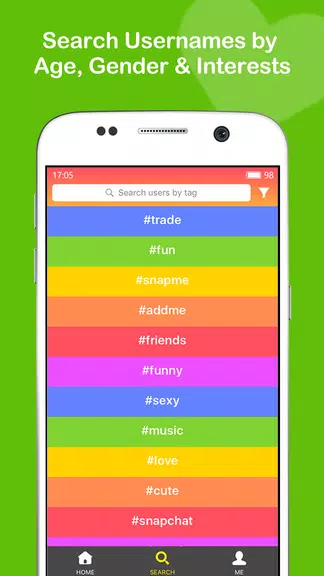 Add Friends for Snapchat, Kik ภาพหน้าจอ 2