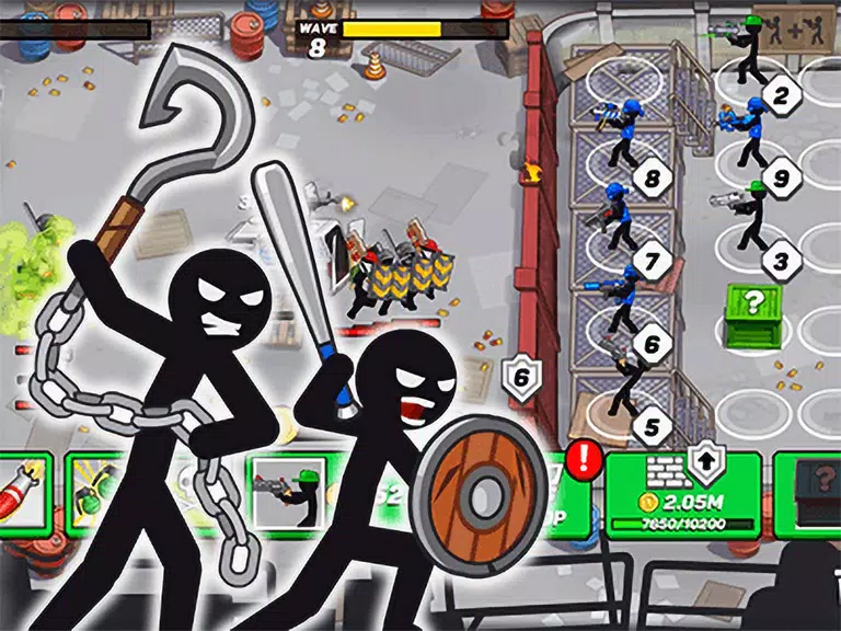 Stickman Defenders: Stick War Captura de tela 3