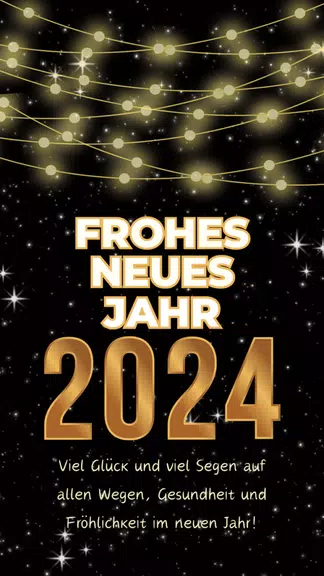 Neujahrswünsche und Grüße 2024 Ảnh chụp màn hình 2