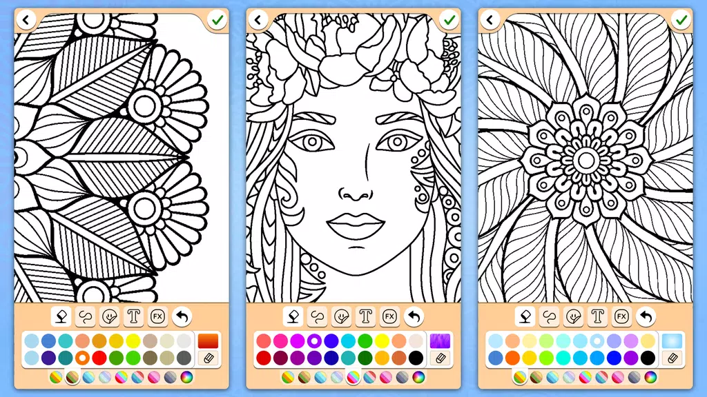 Mandala Coloring Pages Ảnh chụp màn hình 1
