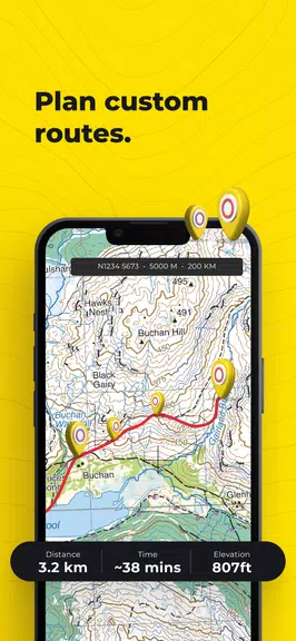 HiiKER: The Offline Hiking app Tangkapan skrin 2