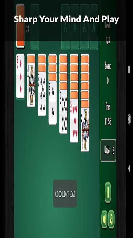 CLASSIC SOLITAIRE GAME -SIMPLE SOLITAIRE GAME EVER Ảnh chụp màn hình 1