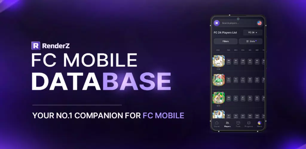 RenderZ: FC Mobile 24 Database应用截图第0张