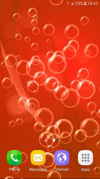 Bubble Live Wallpaper Tangkapan skrin 2