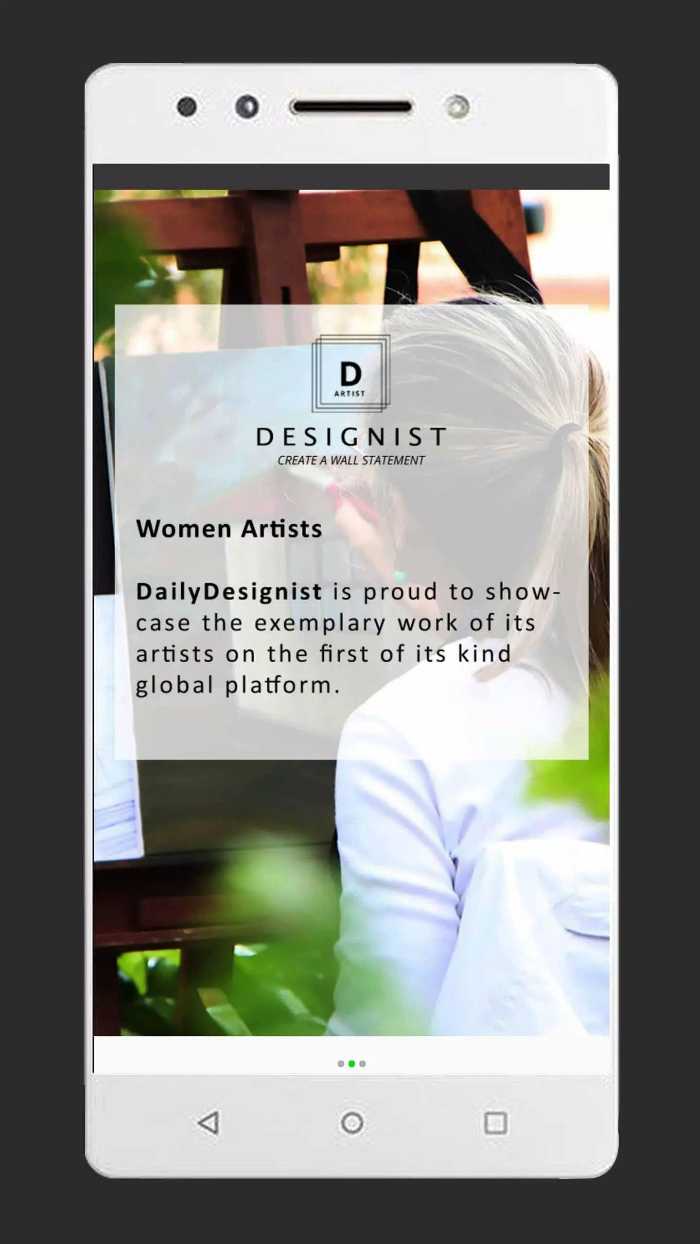 DailyDesignist Artists ภาพหน้าจอ 1