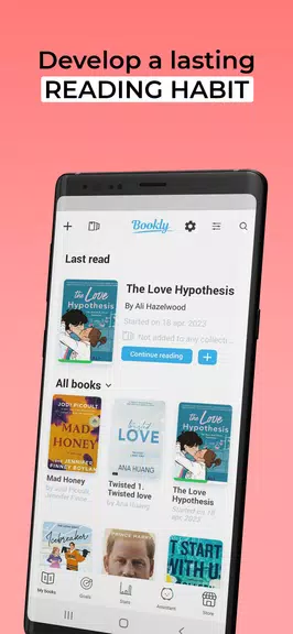 Bookly: Book & Reading Tracker Captura de tela 0