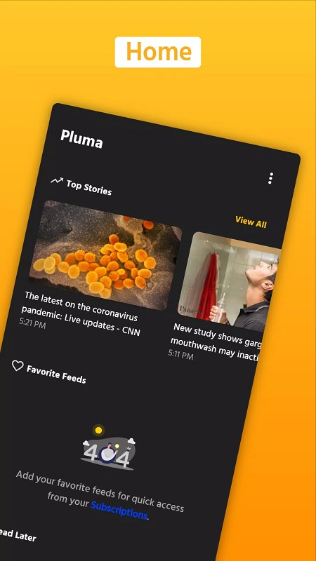 Pluma RSS Reader স্ক্রিনশট 0