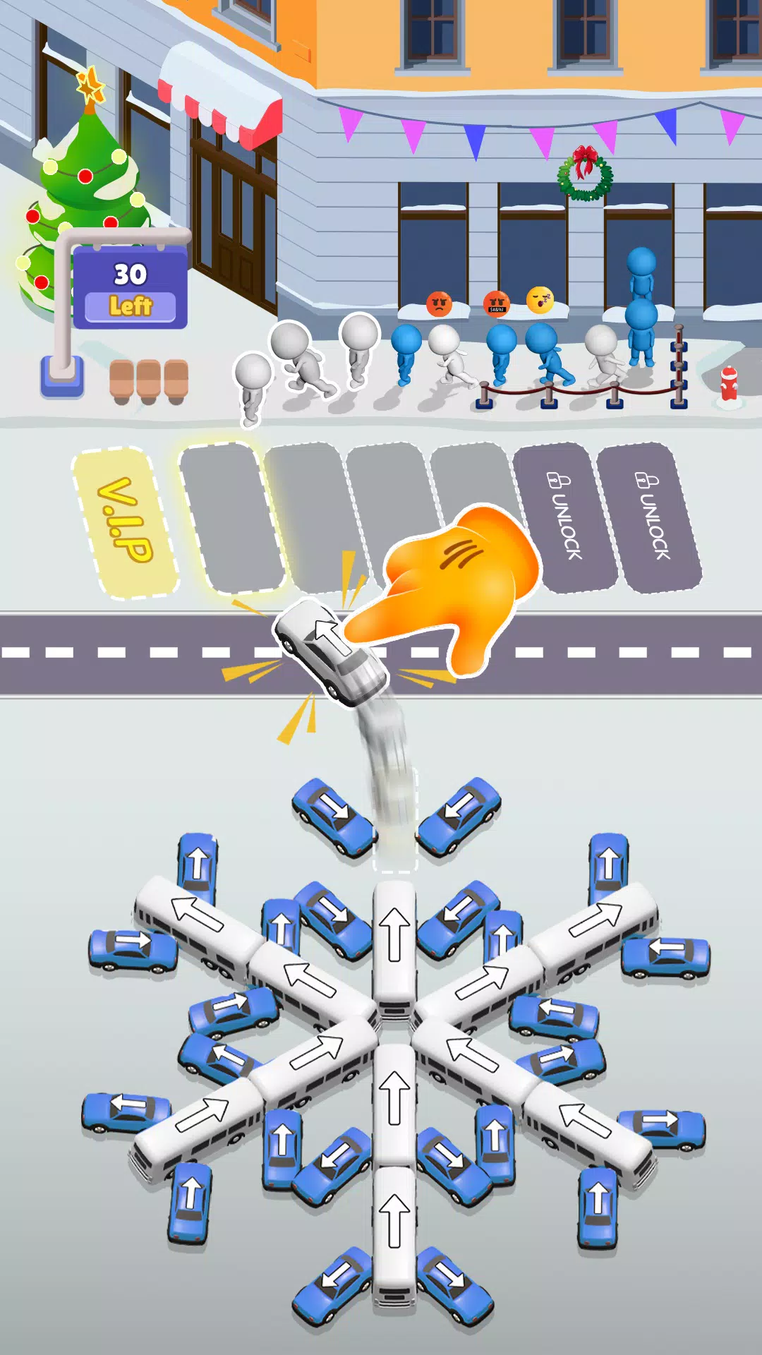 Bus Sort Jam: Parking Puzzle ဖန်သားပြင်ဓာတ်ပုံ 2