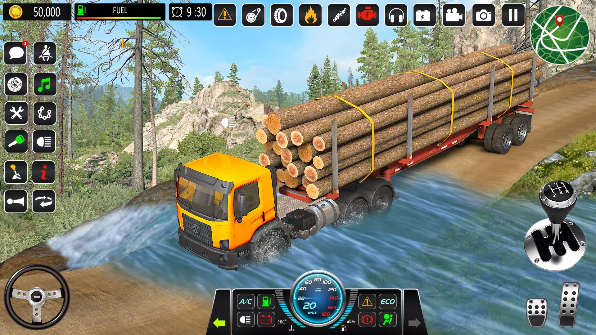 Mountain Truck Driving Games Tangkapan skrin 2