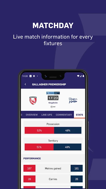 Premiership Rugby स्क्रीनशॉट 2