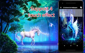 Unicorn Live Wallpapers ภาพหน้าจอ 3