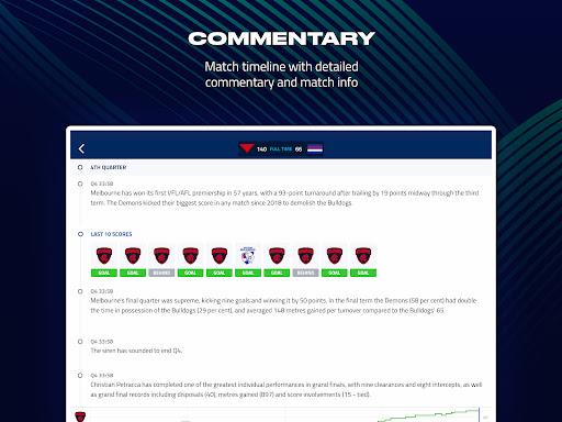 AFL Live Official App Ảnh chụp màn hình 1