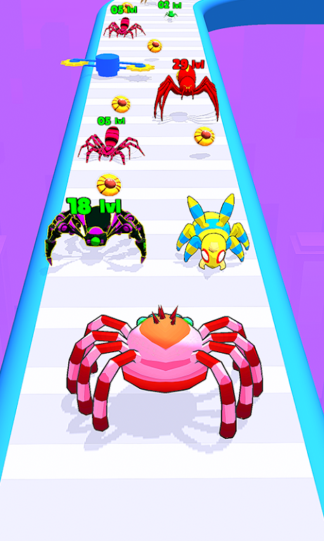 Spider & Insect Evolution Run Captura de tela 2